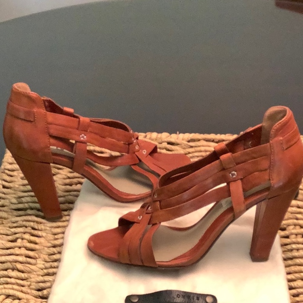 Mike & Chris leather heels